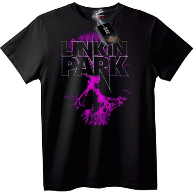 NOONEBRAND Тениска Лилаво Дърво на Linkin Park - M, White