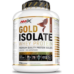 Amix Nutrition Златен суроватъчен протеин изолат - Ванилия / 2, 27 кг