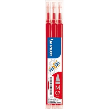 Pilot Frixion Clicker 0, 7 пълнител червен (3) (BLS-FR7-S3-R)