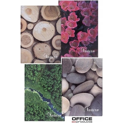 Office Products Zošit A5 ý mriežkovaný pevná väzba mix