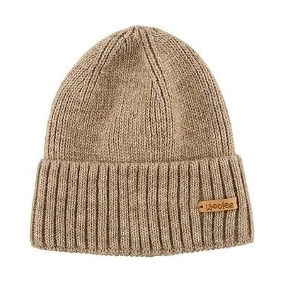 Vlnka čepice s ovčí vlnou Woolee V36 světle hnědá
