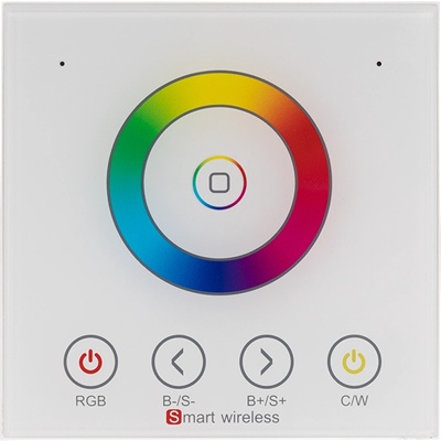 Ultralux Smart 2.4g rf touch ПАНЕЛ ЗА СТЕНА ЗА rgb И rgbw led ОСВЕТЛЕНИЕ, 1 ЗОНА (sswrgbw1z)