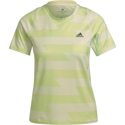 adidas Дамска тениска Adidas Allover Print T-Shirt Womens - Almost Lime