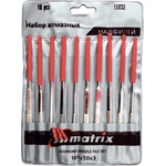 MTX Пилички диамантени, 140 х 50 х 3 mm, 10 бр. MTX 158329