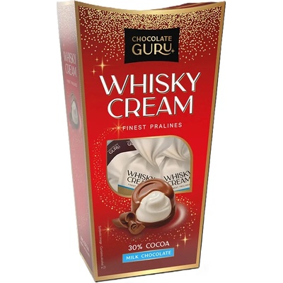 Guru Whisky Cream červený design 120 g