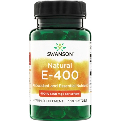 Swanson Vitamin E 400 IU 100 kapsúl