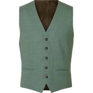 SELECTED Елек Selected Oasis Slim Fit waistcoat - Green (Light Green Melange)