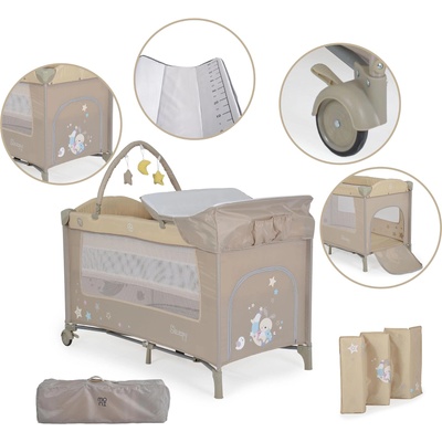 Moni Детска кошара Sleepy бежов (106499)