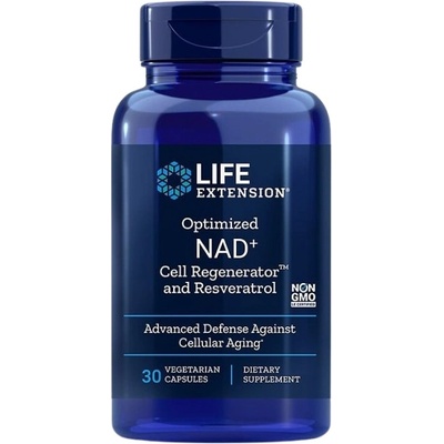 Life Extension Optimized NAD+ Cell Regenerator and Resveratrol [30 капсули]