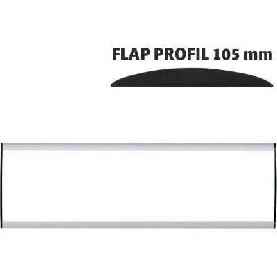 A-Z Reklama CZ Orientační nástěnná tabulka 105 × 400 mm - Flap Profil – kód UDS105NA40