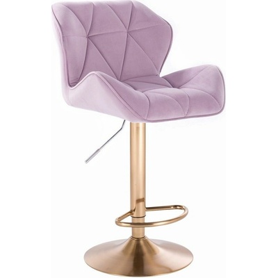 LuxuryForm Design Milano Velur na zlatom tanieri levanduľa