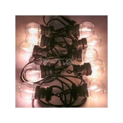 Prescot Garden Garland V-TAC (cord) 5W LED 5 meters 10 bulbs 0.5W Filament VT-71510 3000K 550lm