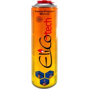 EliCо camp Газов пълнител, газов флакон 600 ml, присъединяване винтово 7/16″ (UP‐60600)