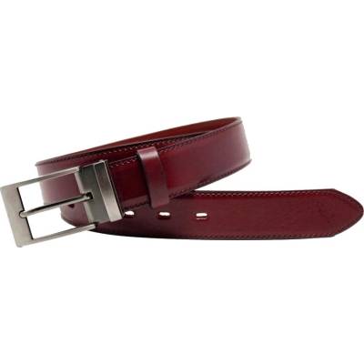 Penny Belts pánský kožený opasek 35-020-19 bordó