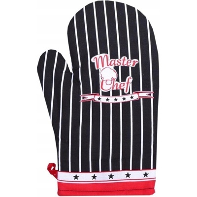 Forbyt Kuchynská chňapka Master Chef čierna 1 kus 18 x 28 cm