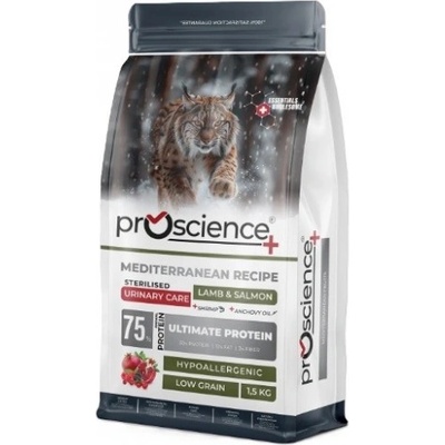 Proscience ProScience Cat Sterilised Adult - Lamb Salmon Cranberry - храна за кастрирани котки с агнешко, сьомга и червени боровинки - 1, 5 кг, Турция