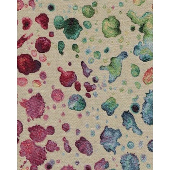 Dekoračná látka NATALI, farebné machule, š.280