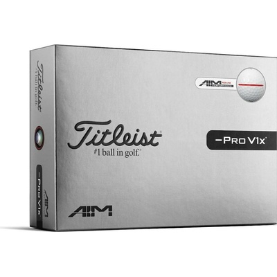 Titleist PRO V1x Performance Alignment bílo/červené 3 ks