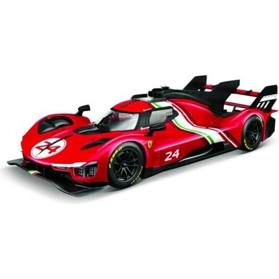 Bburago Ferrari Racing 499P Modifikovaná Červená č.24 1:18