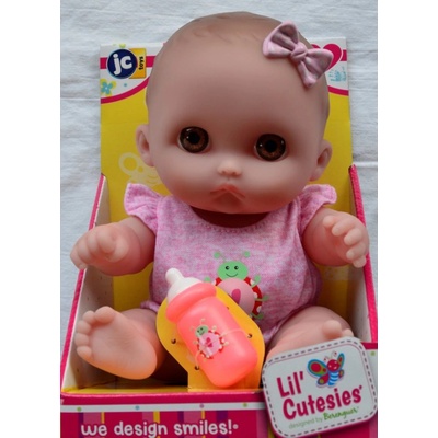 JC Toys Ebbi s růžovou mašličkou