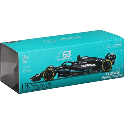 Bburago Mercedes AMG Petronas W14 E 63 Russel 1:18