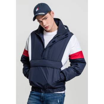 Urban Classics Мъжко яке в три цвята Urban Classics navy/white/fire redUB-TB1881-01243 - Син, размер XXL