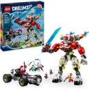 LEGO® DREAMZzz - Cooper's Tiger Mech & Zero's Hot Rod Car (71497)