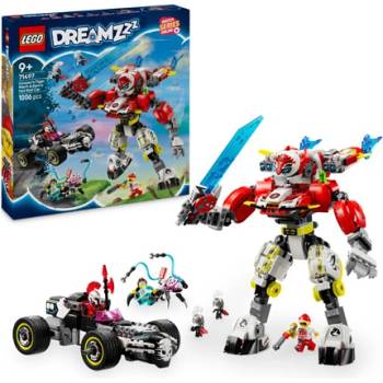 LEGO® DREAMZzz - Cooper's Tiger Mech & Zero's Hot Rod Car (71497)