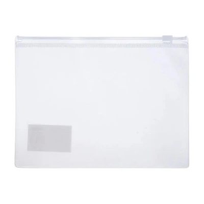 Zložka so zipsom transparentná 20x15cm -