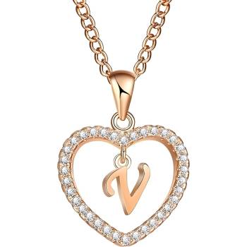 HARAHU Колие Писмо - v / Златна kp5205 (5205)