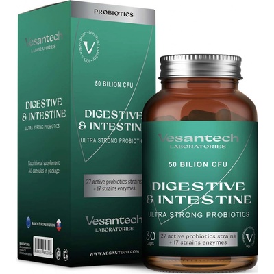 Vesantech Probiotika Digestive 50 miliard CFU 60 kapsúl