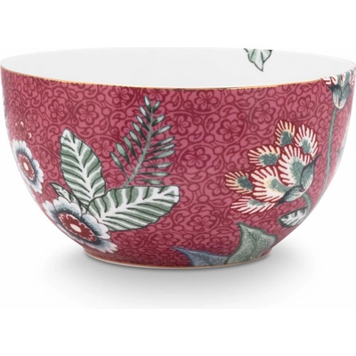 PIP Studio Miska Flower Festival tmavě růžová 12 cm 51.003.194