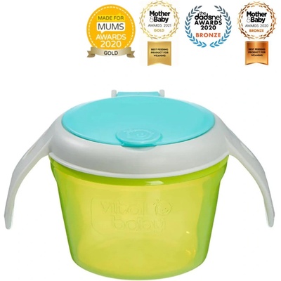 Vital Baby Купа за хранене без разсипване Зелена Vital Baby