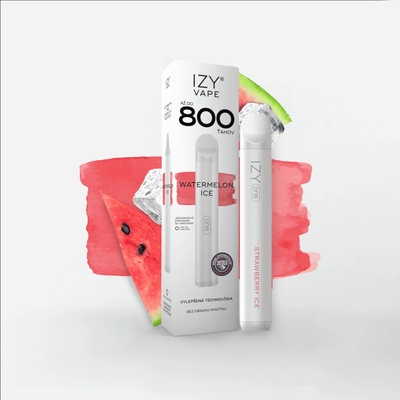 IZY VAPE ONE Watermelon Ice 2ml 0 mg White 800 poťahov