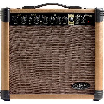 Stagg Усилвател за електро-акустична китара stagg - Модел 20 aa r китарно кубе / комбо