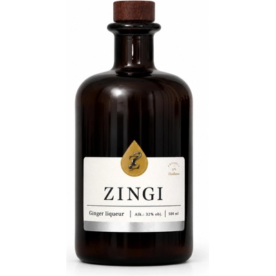 Ginger Liqueur Zingi 32% 0,5 l (čistá fľaša)