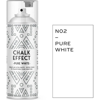 COSMOS LAC СПРЕЙ БОЯ ТЕБЕШИРЕНА chalk efefect 400мл 2 pure white (06501)