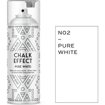 COSMOS LAC СПРЕЙ БОЯ ТЕБЕШИРЕНА chalk efefect 400мл 2 pure white (06501)