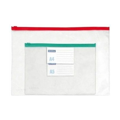 Obal, se zipem, A4, PVC, DONAU