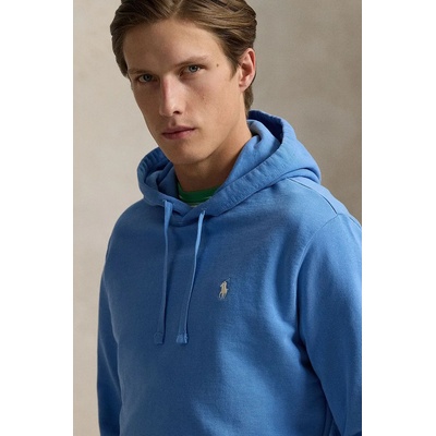 Ralph Lauren Памучен суичър Polo Ralph Lauren в синьо с качулка с изчистен дизайн 710916690 (710916690)