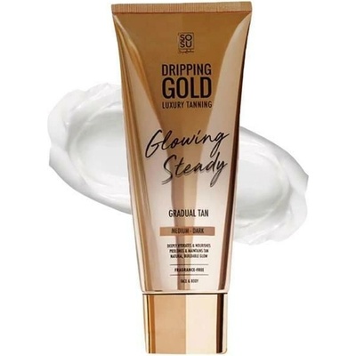 Sosu by Suzanne Jackson samoopalovací krém Medium/Dark Dripping Gold Glowing Steady (Gradual Tan) 200 ml