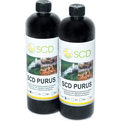 SCD Purus živé baktérie do žumpy a ČOV 2 l fľaša