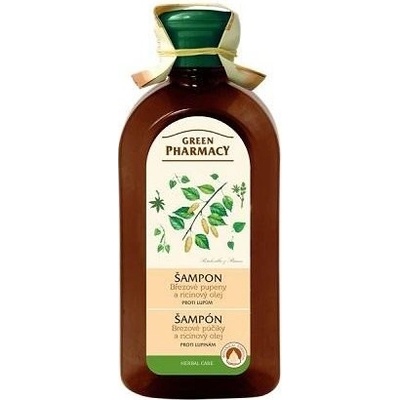 Green pharmacy Šampón na vlasy Proti lupinám s brezovými púčikmi a zinok 350 ml