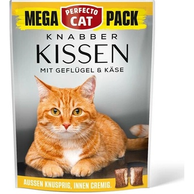 Perfecto Cat plnené vankúšiky s hydinou a syrom 150 g