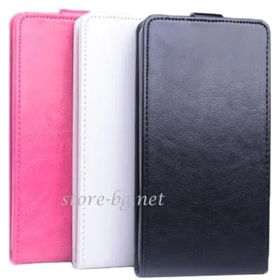 Lenovo A5000 Флип Кожен Калъф и Стилус