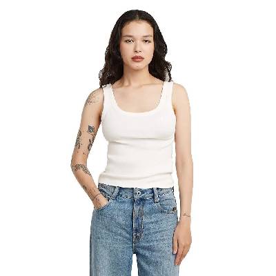 Тениска G-Star D28716-E527 sleeveless T-shirt - White (Milk)