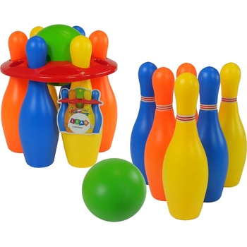 Barevná bowlingová sada 6 kuželek