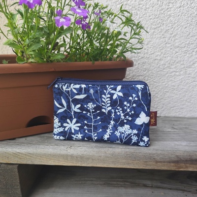 Joan Atelier Midi kapsička modrotisk