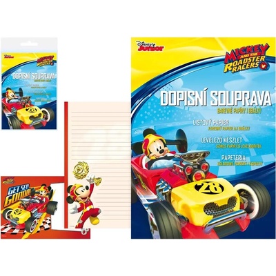 MFP paper s.r.o. Dopisní souprava Mickey Mouse/Minnie Mickey a závodní auto