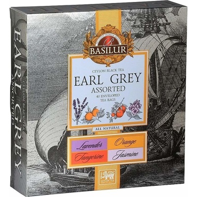 Basilur Earl Grey Assorted 40 gastro sáčků